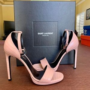 Yves Saint Laurent Crocodile Heel